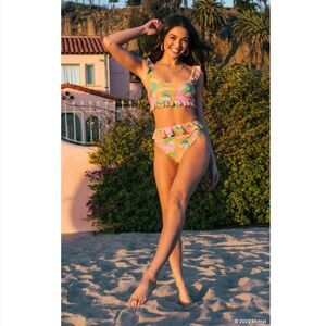 Show Me Your MuMu Colorful Swirl Bikini